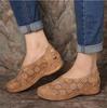 Sudeste Asiático Comercio Exterior Nuevos Zapatos de Mujer 2024 Zapatos de Mujer Tacones de Cuña Huecos Talla Grande Sitio Independiente Transfronterizo Zapatos Planos de Mujer Más Vendidos