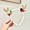 Novas Faixas de Cabelo e Acessórios de Cabelo de Natal 2026, Faixas de Cabelo Super Fadas com Galhos e Laços, Acessórios de Decoração de Festas de Natal para Crianças