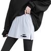 Falda blanca pequeña con cortina de pedos, dobladillo falso, invierno, talla grande, ropa interior, cobertura superpuesta para glúteos, artefacto para usar debajo del suéter