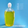 Venta al por mayor de fábrica botella de detergente para ropa interior de 500 ml botella de plástico multiusos para apretar tapa de piña transparente empaque de plástico