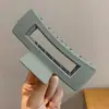 Pinza para el cabello de lujo de alta gama en color marrón, tamaño grande nuevo para cabello grueso, pinza de tiburón para recogidos en la parte posterior de la cabeza, accesorio para el cabello de uso diario