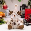 Suo Yi Decoraciones Navideñas Nuevas Transfronterizas Muñeco Viejo Nórdico Adornos Muñeco de Nieve Reno Muñeco Sentado Muñeco