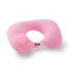 Prensa para almohadas inflable portátil almacenamiento de avión almohada para siesta viaje plegable cuello almohada en forma de U venta al por mayor