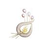 Broche de Perla de Agua Dulce Broche de Zircón Corsage de Temperamento Elegante Pin para Traje de Abrigo de Moda Traje Creativo