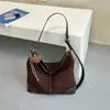 Bolso tote de gamuza patchwork retro de venta caliente transfronteriza, gran capacidad, estampado de leopardo, adecuado para ir al trabajo y se puede llevar como bolso de hombro o bolso cruzado