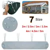 Toldo para Patio Exterior de Tela Oxford Transfronterizo Cubierta Impermeable Persiana Enrollable Retráctil Cubierta Impermeable Protección contra el Polvo