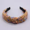 Em Estoque Primavera/Verão Coreana Tendência Dongdaemun Vintage Estampa Floral Headband Acessório de Cabelo Novo Estilo Transfronteiriço Headband Faixa de Cabelo