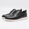 2025 Novos Sapatos Masculinos Bullock Sapatos Britânicos Modernos Sapatos de Couro Casuais para Negócios Sapatos de Casamento Masculinos Versátil Transfronteiriço