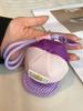 Boné Popular com Bico de Pato Colorido Dopamina Porta-Moedas Armazenamento Porta-Moedas Bolsa para Fones de Ouvido Pingente de Chaveiro Pequena Bolsa