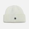 Chapéu frio de cor sólida para outono e inverno, estilo coreano, casual, para áreas externas, de pele de melão, chapéu de lã, forrado de lã, quente, listrado, de malha