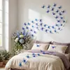 Pegatinas de Pared de Mariposas 3D Cuidadosamente Seleccionadas para Paredes de Fondo del Hogar, Decoración de Atmósfera Festiva, Pegatinas de Mariposas Autoadhesivas, Paquete de 50 Piezas