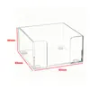 Soporte de Notas Acrílico Amazon Soporte para Notas Adhesivas Transparente Caja de Almacenamiento de Notas de Escritorio Personalizado