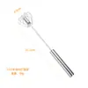 Batidor de huevos semiautomático de acero inoxidable mezclador de crema giratorio por presión manual herramientas de cocina para el hogar y repostería