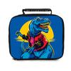 Lonchera Tipo Bandolera de Dinosaurio para Estudiantes de Primaria y Secundaria, Niños, Trabajadores de Oficina, Dibujo Animado con Bolsa para Arroz, Fiambrera para Picnic, Impresión DIY