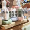 Adornos Rotatorios de Cerámica para Animales Pequeños Conejo de Cerámica Mahjong Gato de la Fortuna Juguetes Giratorios Regalos Adornos Artesanales