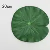 Folhas de Lótus Simuladas Flutuando na Água para Decoração de Tanques, Flores de Lótus Artificiais, Ninféias para Oferenda a Buda, Plantas Artificiais de Folhas Verdes para Paisagismo