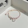 Pulsera Elegante Versátil Personalizada de Dibujos Animados Divertida para Mujeres Diseño de Nicho de Ins Joyería de Mano con Cuentas Hecha a Mano Nuevo Estilo Otoño e Invierno