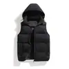 Chaleco Cálido Otoño/Invierno 2026 Chaleco de Algodón con Capucha Desmontable Chaqueta de Color Sólido para Hombre