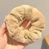 Goma de Pelo de Felpa para Niñas de Otoño e Invierno, Alta Elasticidad y Duradera, Sencilla que No Daña el Cabello, Accesorio para el Cabello