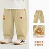 Pantalones de Algodón Puro Kaka Panda para Niños Ropa Infantil para Niños Pantalones para Niños Otoño Ropa Informal para Niñas Pantalones Largos para Bebé Primavera/Otoño