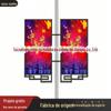 Poste de luz com caixa de luz/poste de fio externo Caixa de luz para outdoor/Placa de rua tipo bandeira/Caixa de luz para poste de rua tipo coluna de embalagem