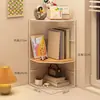Estante Triangular de Mesa Suporte de Armazenamento de Canto para Mesa Estação de Trabalho de Mesa de Escritório Pequeno Ventilador de Canto Estante de Armazenamento de Mesa em Forma de Leque