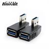 Adaptador macho USB3.0 de ángulo recto línea de conexión de extensión de ángulo recto de 90 grados adaptador de extensión de ángulo recto