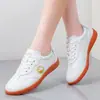 Tênis Casuais de Exercício com Solado Plano, Antiderrapantes, com Solado Macio, Sapatos Confortáveis para Caminhada para Mulheres de Meia-Idade e Idosas, Sapatos Casuais Versáteis, Sapatos de Tai Chi