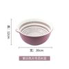 Nuevo juego de seis cestas de drenaje de doble capa con colores contrastantes, cesta de plástico para lavar verduras, lavabo para lavar verduras, cocina del hogar, fruta creativa azul