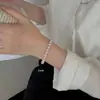 Pulseira de Pérolas High-End Retrô Feminina High-End Luxo Leve Pérolas Redondas Pérolas Lisas Elegantes Temperamento Simples Mais Vendido Versátil Feminina