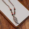 Otoño e Invierno Nuevo Cerámica de Jingdezhen Hongo Collar Accesorios para Mujer Diseño de Nicho Transfronterizo Collar Joyería para Mujer Gama Alta