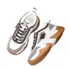 Tênis Dad Shoes Estilo Coreano Versátil Modelo Novo 2026 Tênis Esportivo para Estudantes Femininos com Cadarços de Cor Contrastante Casual Tênis de Corrida com Solado Grosso
