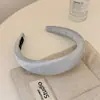 Diadema de Satín Fresca y Dulce con Cabeza Alta y Estampado de Lazo Pequeño, Pinza para el Cabello de Alta Gama para Lavarse la Cara