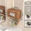 Porta-Papel Toalha para Lavatório, Rack de Armazenamento para Acessórios de Cabelo, Porta-Toalha de Rosto e Lenços de Papel para Banheiro sem Furos, Prateleira para Armazenamento de Faixas de Cabelo