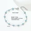 Pulsera Transfronteriza Ojo de Demonio Cruzado Europeo Americano de Oriente Medio Acero Inoxidable Moda Ojo de Aceite Goteante Joyería Personalizada Unisex