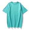 RLAIDI Veludo Laidi Masculino e Feminino Solto Secagem Rápida Manga Curta Casais Primavera e Verão Cor 220g Camiseta Feminina
