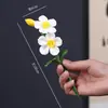 Cerámica Artificial Hecha a Mano Flores de Narciso Amasadas a Mano Decoración del Hogar Adornos Florales para Sala de Estar y Restaurante Ramo de Flores Artificiales