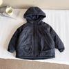 Nausicaä do Vale do Vento 2025 Nova Roupa de Inverno Infantil Roupa Infantil Estilo Coreano Jaqueta de Plumas Quente Estilo Workwear para Meninos e Meninas Jaqueta com Capuz