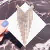 Nuevo broche con borlas de diamantes de imitación de estilo europeo y americano, con personalidad y temperamento, accesorios de ropa, fabricantes de joyas exageradas