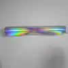 Película plástica de PVC para láser película iridiscente papel de color reflectante PET película de color colorido película de rejilla de color mágico película de PP de color degradado