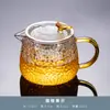 Tetera de vidrio, tetera individual, resistente a altas temperaturas, engrosada, con filtro, juego para hervir agua y separar té para el hogar, tetera para preparar té