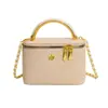 Bolsa Transversal Tecida Feminina 2026 Nova Pequena Design de Nicho Bolsa Caixa Versátil Bolsa de Ombro Moda Bolsa com Corrente