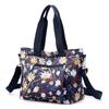 Bolsa feminina da moda, leve, impermeável, de nylon, multifuncional, transversal, mochila, bolsa de ombro estampada