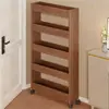 Estante de Almacenamiento de Bolsas Montado en Puerta, Carrito Multifuncional para Espacios Pequeños para Dormitorio, Organizador Móvil de Varias Capas para Bolsos de Mano y Bolsos de Cuero
