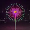 Luzes de Fogos de Artifício LED com Controle Remoto, Luzes de Fonte, Luzes de Moinho de Vento, Iluminação de Paisagem, Iluminação Externa, Luzes de Paisagem