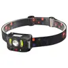 Sensor Exterior Linterna de Cabeza Luz Fuerte Portátil Lámpara de Iluminación Montada en la Cabeza Multifuncional Luz para Pesca Nocturna T6 Al por Mayor Portátil