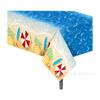 ZB167 Tela de playa de Hawái para la costa 130*220 cm mantel desechable para fiesta de cumpleaños mantel de fiesta de PE