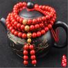 Suministro pulsera de cinabrio oro laminado joyería cinabrio pulsera multicírculo fabricantes mayoreo