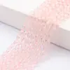 Cuentas de Oliva de Cristal con Agujero Recto, Varios Tamaños, Accesorios para Joyería DIY, Tocados, Adornos para Ropa, Cuentas de Arroz Facetadas, Venta Directa del Fabricante