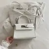 Bolso de Mano con Hebilla de Imitación Cocodrilo para Mujer 2026 Nuevo Pequeño de Nicho para el Trabajo Bolso de Hombro Único Bolso Cruzado Versátil de Moda